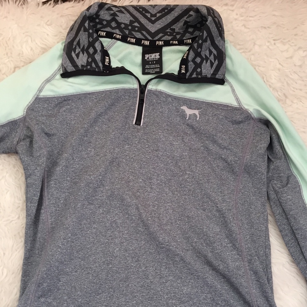 VS pink perfect -quarter zip